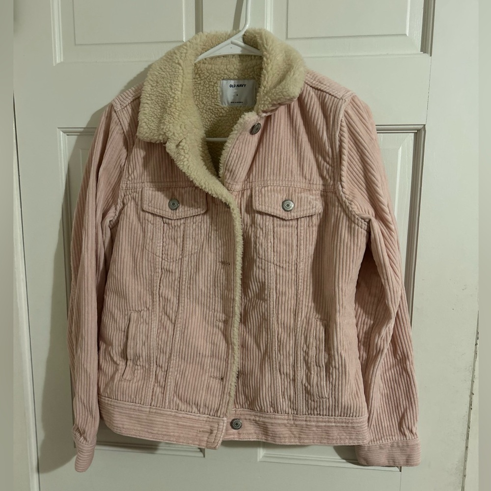 Old Navy Soft Pink Sherpa Jacket